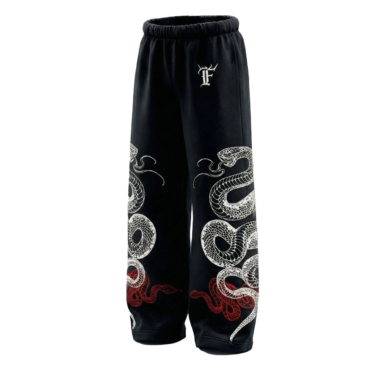Noir Serpent Signature • Track Pant • Baggy Fit