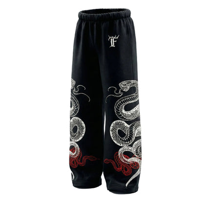 Noir Serpent Signature • Track Pant • Baggy Fit