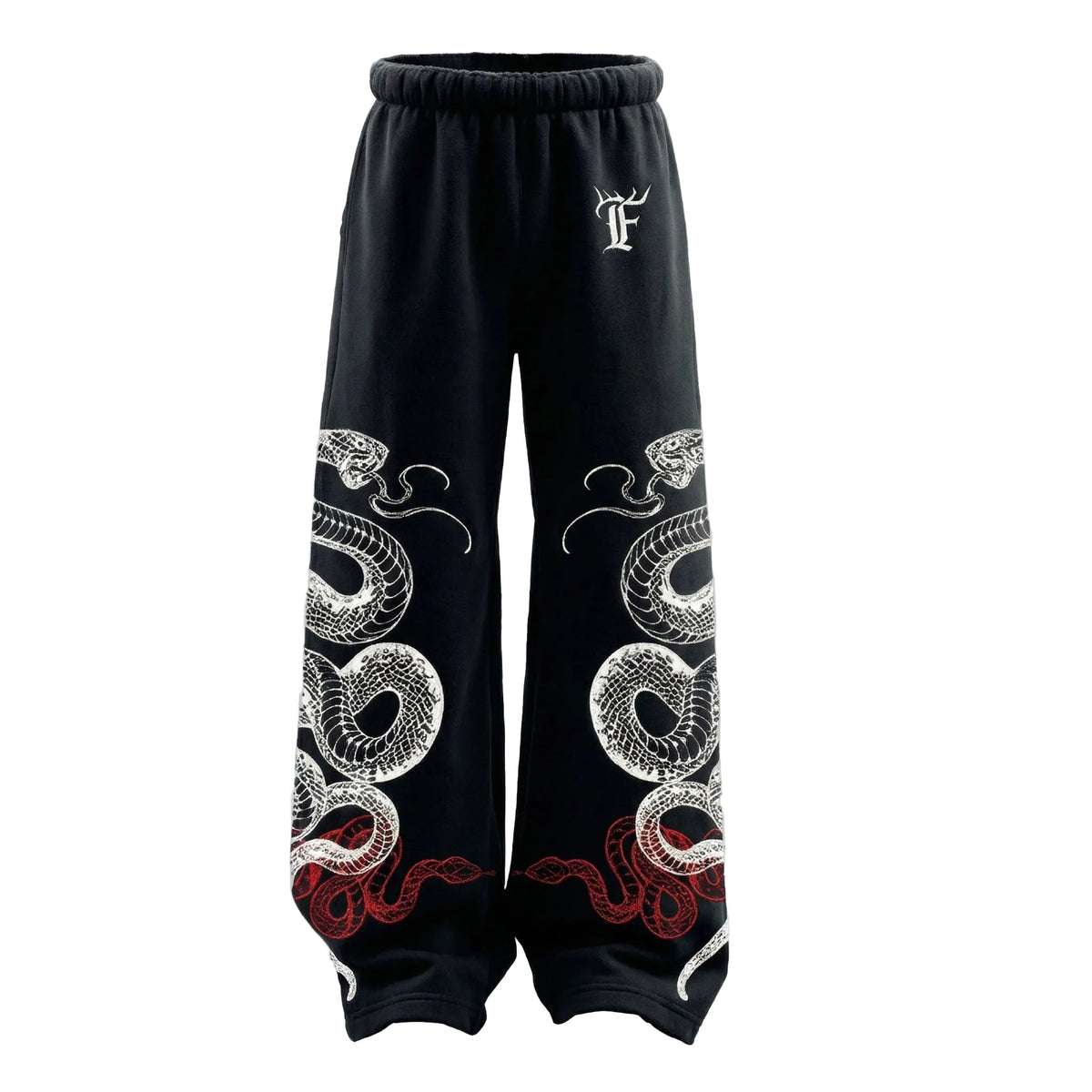 Noir Serpent Signature • Track Pant • Baggy Fit