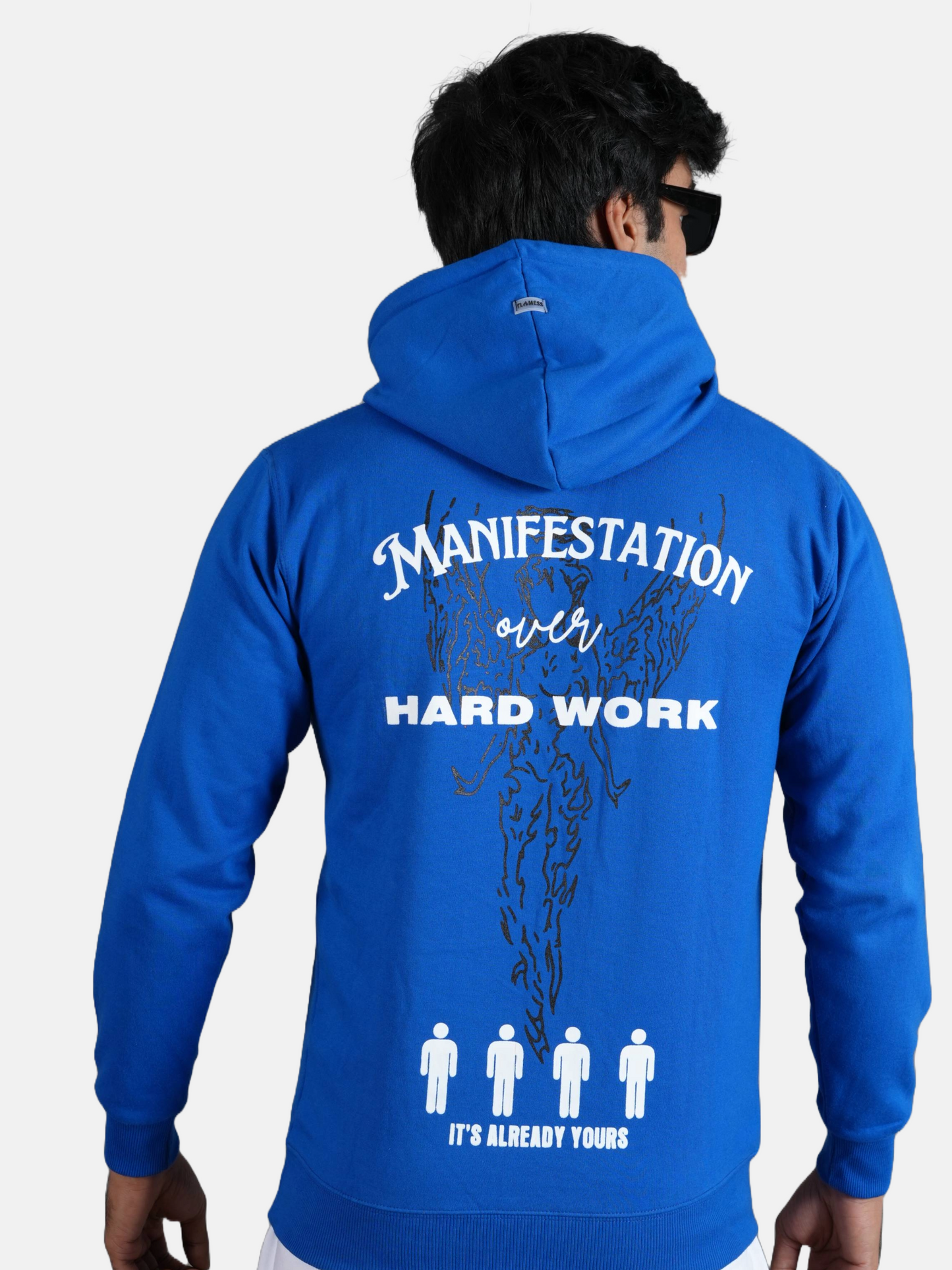 MENIFESTATION | HOODIE | UNISEX | BLUE